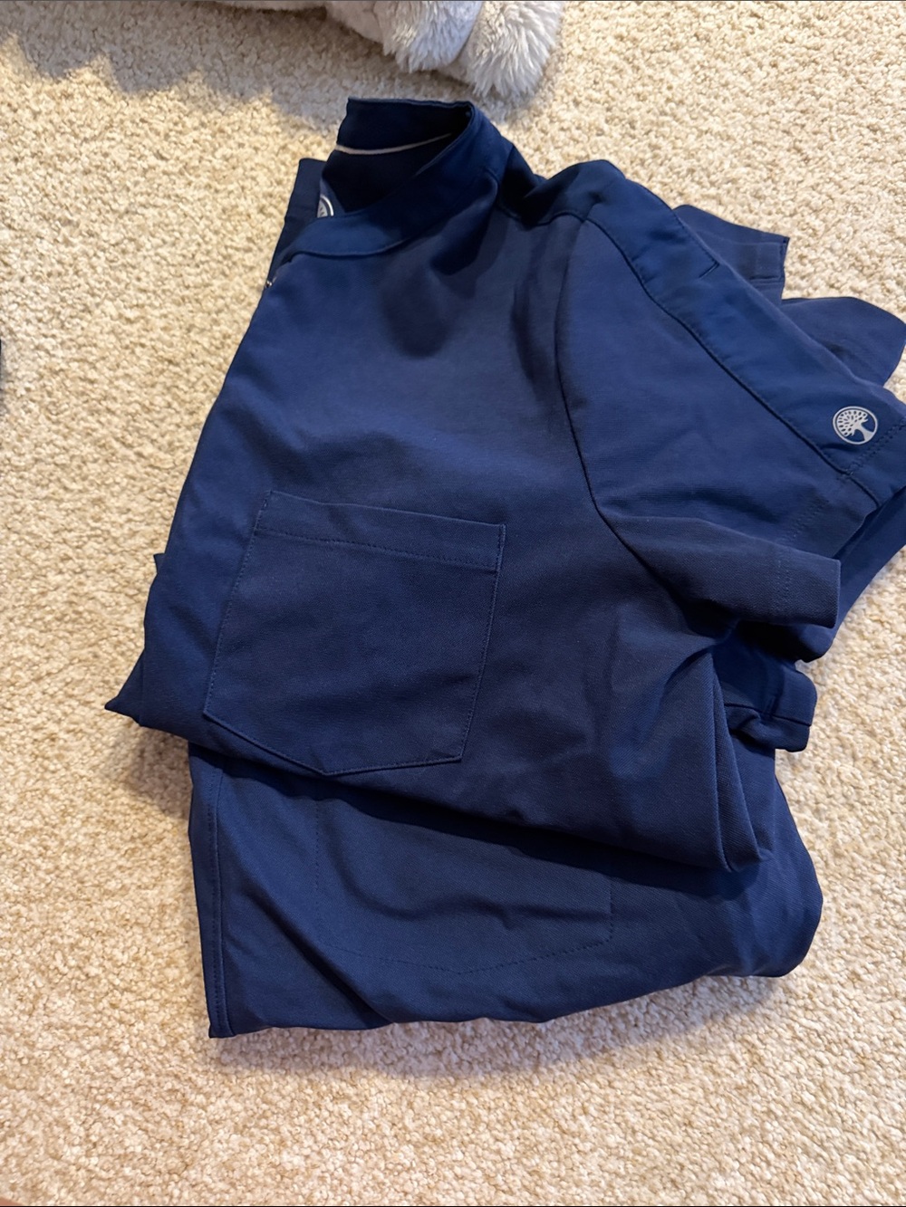 Navy Blue Medical Scrub Set